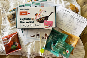 eat2explore explorer subscription box - a family educational food & culture box