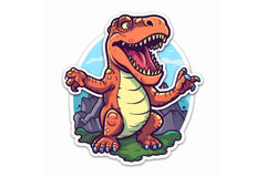 Example sticker from our box. Monthly themes vary; each box includes 15 high-quality, fully laminated stickers.