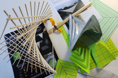 Parabolas are hidden throughout nature.. Understand parabolas and hyperbolic paraboloids through hand-held models of paper, sticks, and code