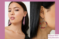 Empowered Women Handmade Curated Earrings Monthly