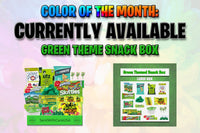 Green Snack Box - Green Snacks - Green Theme Gift Green Gift Idea - American Snackbox - Color Party Green Party from SentWithCareUSA
