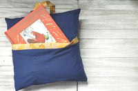 A fun project or gift for kids, this pre-cut pillowcase project was designed with book pocket and carrying handle.