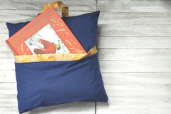A fun project or gift for kids, this pre-cut pillowcase project was designed with book pocket and carrying handle.