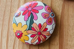 We use only professional printing for vibrant color and clear, crisp images for the highest quality buttons.