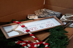 Seasonal Front Door Decor Box