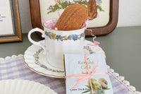 Vintage Teacup Club Trio - Teacup, Saucer & Cake Plate