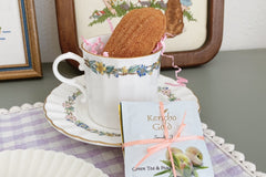 Vintage Teacup Club Trio - Teacup, Saucer & Cake Plate