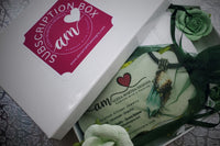 MY LUV 2U Designer Lava Rock Crystal Birthstone Earrings Box