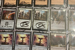 Past Mythic Boxes have contained artist-signed single cards from a wide variety of Magic: the Gathering artists.