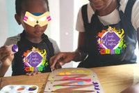 I loved painting and creating my crafts. Art for me is a fun time for me and mommy. I learned that I am special today.