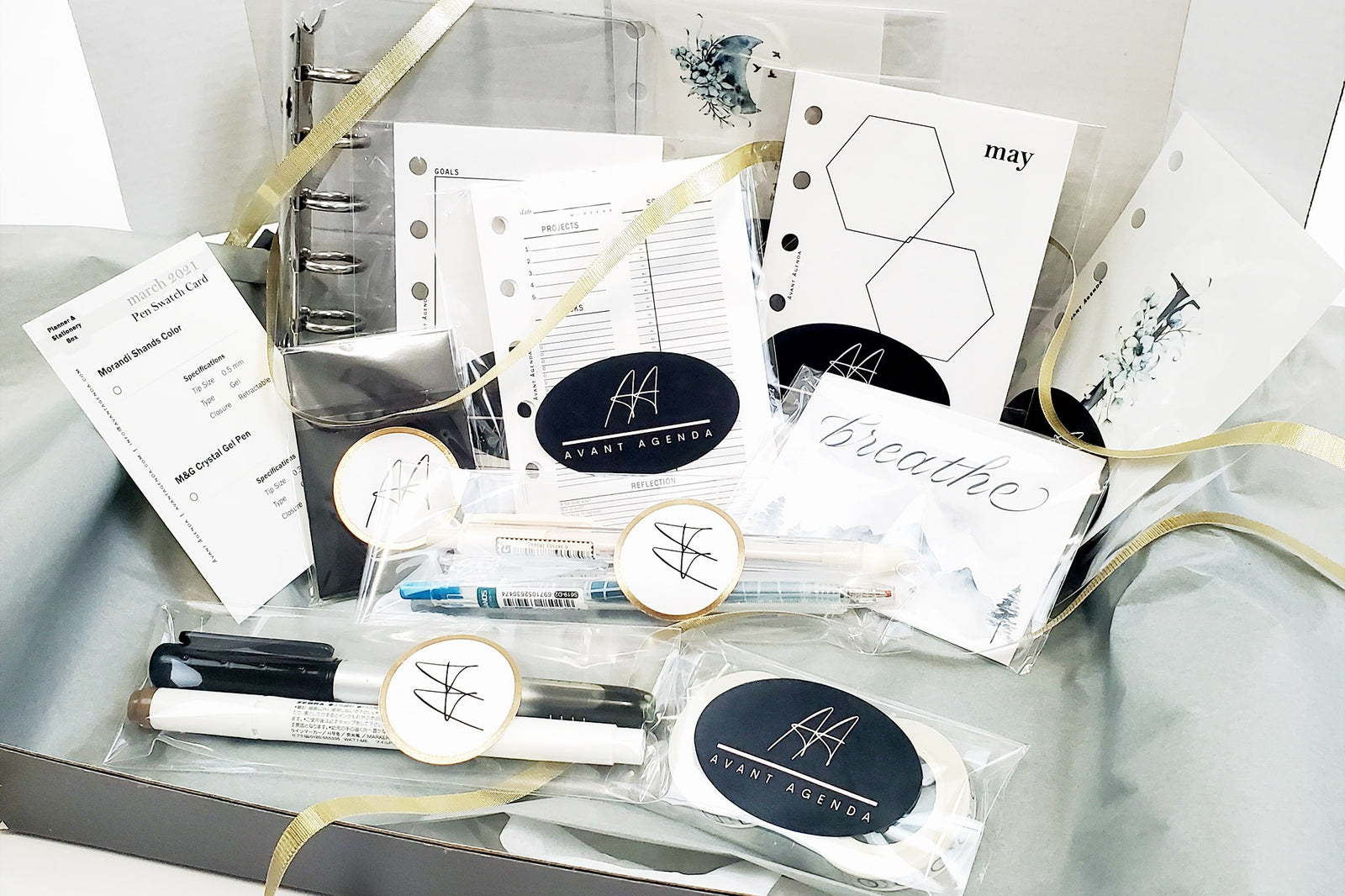 Monthly Planning and Stationery Box