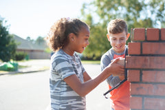 Mailbox magic! Every month, kids get a box of animal learning, crafts, and fun activities to dive into.