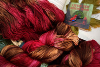 Monthly Hand-dyed Yarn Box - pattern & stitch markers included from Wonderland Yarns