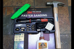box example  ***All images are examples or items that you may find in your box, tools vary month to month.