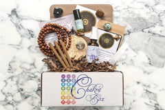 Chakra Box Subscription, Earth Star Box, Aromatherapy, Crystals, Crystal Grid, Vegan, Organic, Mala, Tea