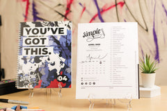 Monthly Sketchpad with Daily Drawing Prompts - Now Shipping April
