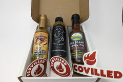 SCOVILLED hot sauce of the month featuring Heartbreaking Dawn, Heartbeat Sauces, and Julz's Creations