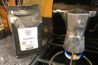 Monthly box of fresh roasted coffee's from Wildcat Java.