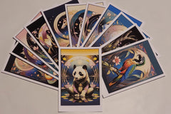 High quality printed images, vivid colors, 4x6" postcards with note section, address section, and stamp pre-printed