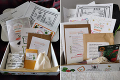 Oasis Box the Gardening subscription club for kids. This is the Dream Garden, the box of January 2024 and the Soil, box of December 2023.