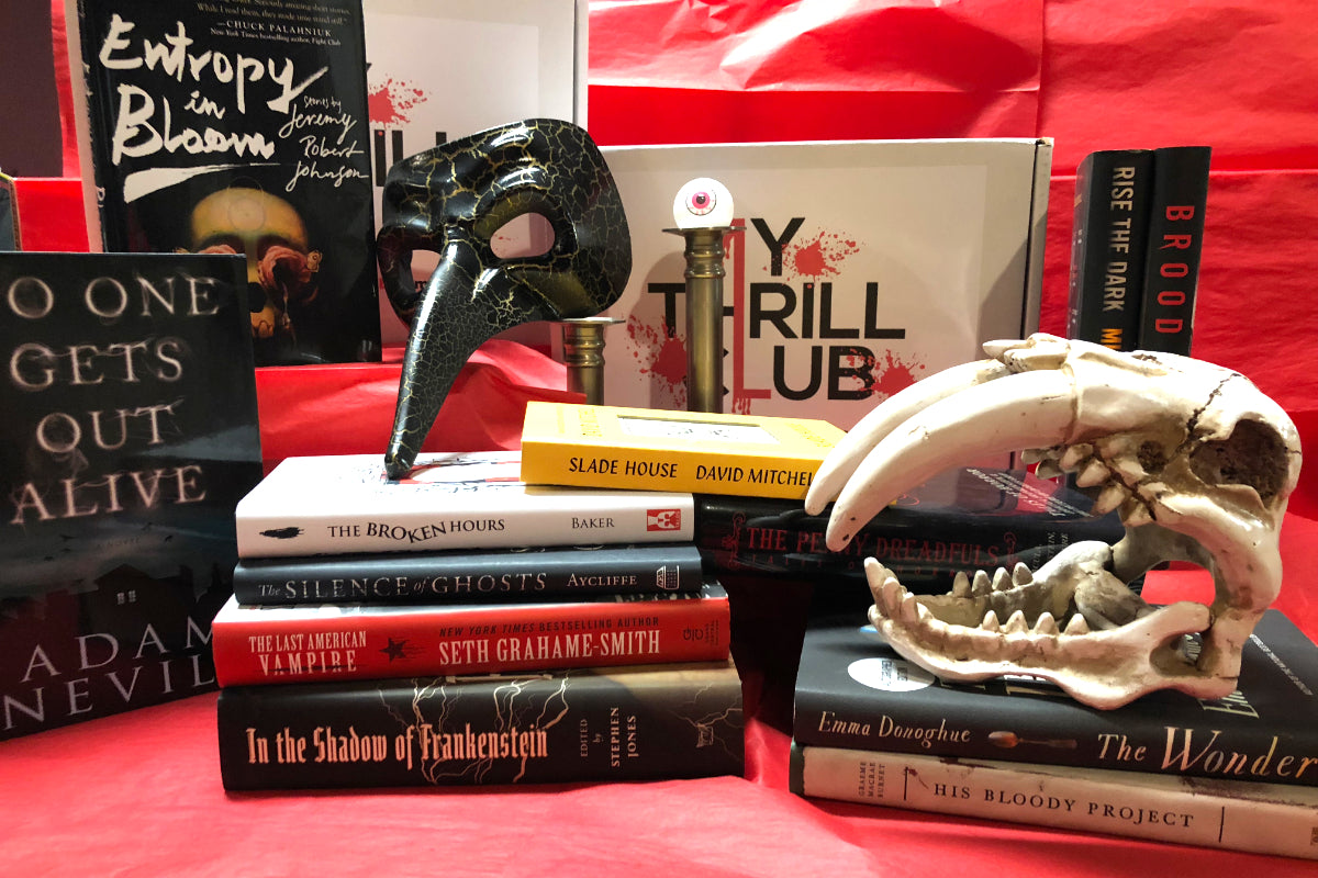  My Thrill Club Monthly Book Subscription Box - Includes Two  Thriller Books and A Unique Surprise Every Month