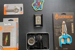 Our Starter Subscription Plans come with loads of EDC, Outdoor and Survival Gear. You'll love getting these items each month.