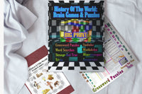 2-3 Brand NEW Brain Games Books Gift Box: History Of The World Brain Games & Puzzles Activity Books (w/ Sudoku)