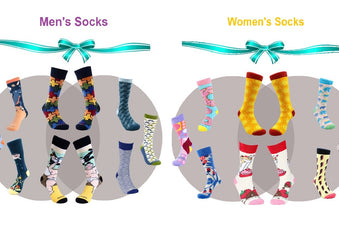 Sock Panda - Two Pairs Socks Per Month (Hers and His Mixed Subscription) - Great for Couples