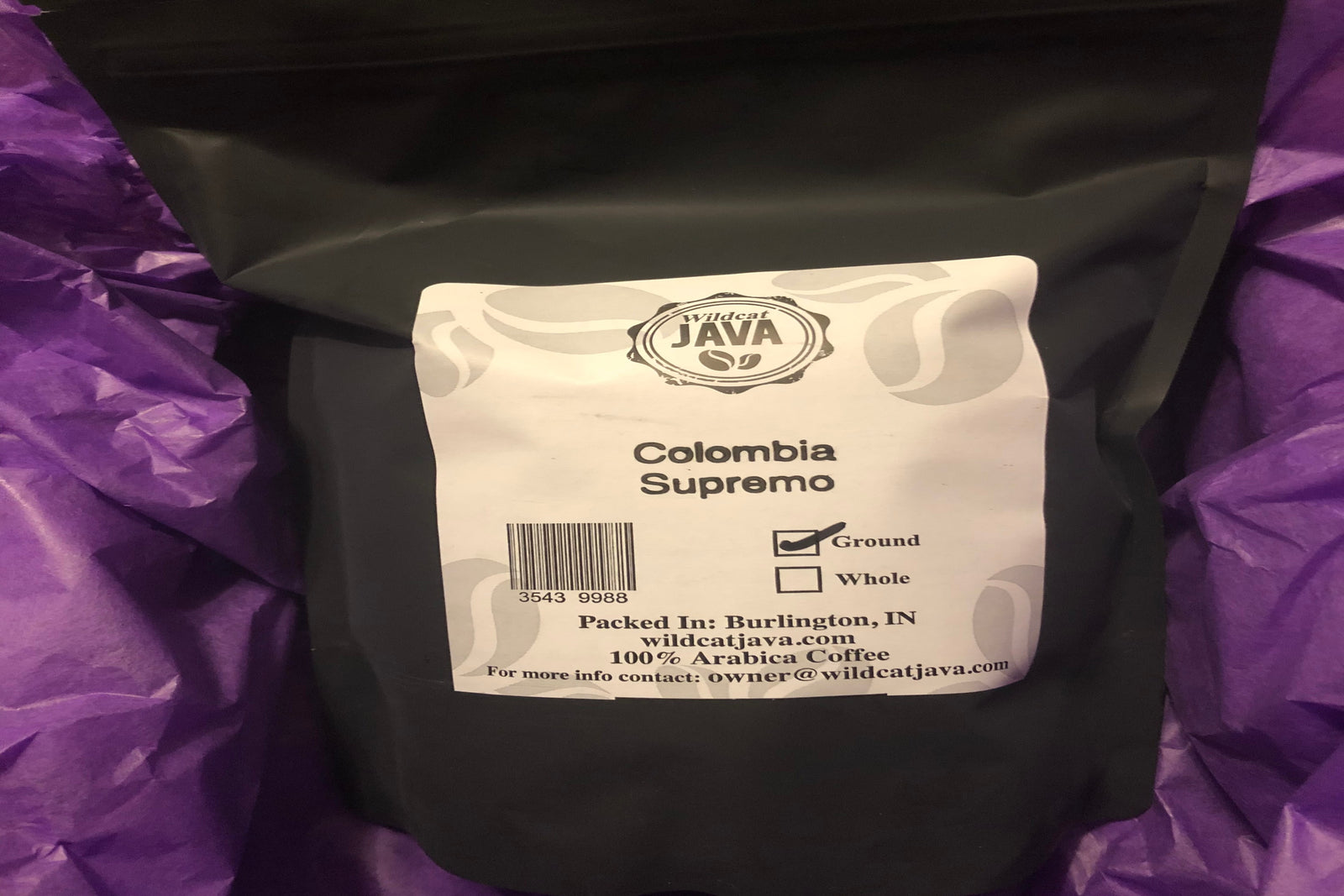 Monthly box of fresh roasted coffee's from Wildcat Java.