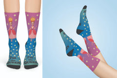 Monthly Girl Power Socks with Custom Face