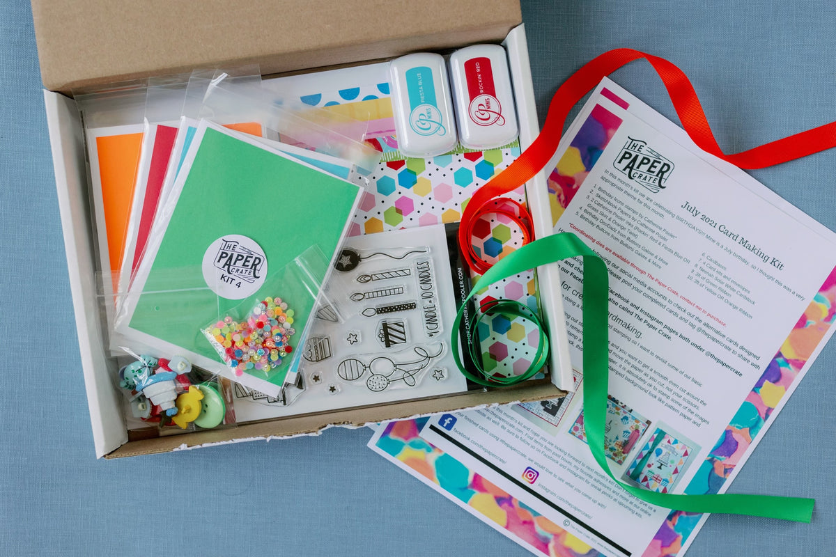 The Paper Crate - Card Making Kit - Cratejoy