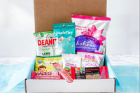 healthy snacks, beanitos, bohana, madegood, kind bars, bitsy's , trail mix, poplettes, fruit bar and others