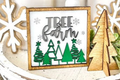 Holiday Tiered Tray Decor Box