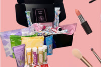 Eves box! Has your every month periods needs. Includes tampons/Pads, Panty liners and 3 self care items. 