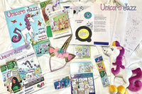Unicorn Lovers Book Set by Unicorn Jazz, With Unicorn Playtime Puppets, Coloring pages, Unicorn Headband, Curriculum and More!