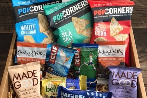 Healthy good for you snack box