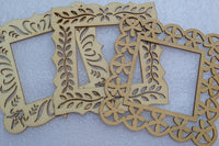Earring, charm, ornament  - Laser cut/engraved  design ready for your crafty self to paint, decorate, gift to a friend, keep for your self.