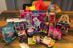 Girl Box Example. The latest most popular toys for girls with a different assortment of items each month. 