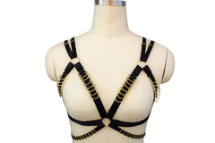 SILVER PLAN- 1 HARNESS BRA AND 1 CAGE BRA