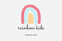 Rainbow Kids Sensory Bins