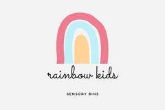 Rainbow Kids Sensory Bins