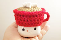 Holiday Marshmallow Mug Hat Tiered Tray Decor Box