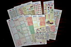 Monthly Functional Planner Sticker Subscription Box for Planners - Calendars, Happy Planner, Bullet Journal, Leafy Treetops, Pocket, A5, EC, TN, Hobonichi Weeks