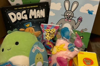 Custom Box - Kid's Easter Box. Includes squishmallow, book, activity book and candy. We will email you for book information