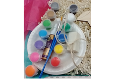 DIY Crafter Kit includes all supplies to create happy and cheerful home decor. This is the Challenge Kit DIY for Spring.