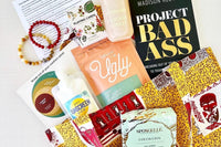 Monthly subscription box filled sensory rich items that support self development cultivating mental, spiritual, and emotional growth.