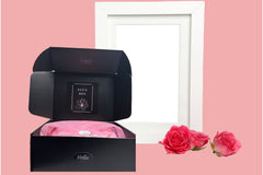 Eves box! Has your every month periods needs. Includes tampons/Pads, Panty liners and 3 self care items. 