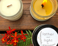 Soy Wax Candle Trio scented with Essential Oils