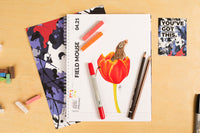 Monthly Sketchpad with Daily Drawing Prompts - Now Shipping April