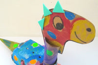 Crafted an epic dragon from craft foam and cardboard.! Fiery colors, sparkling scales, and wings that flap. A mythical masterpiece!